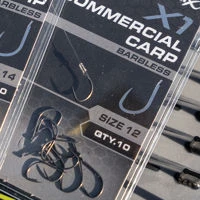 Matrix X1 Commercial Carp Barbless Spade End Hooks